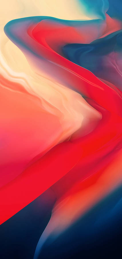 Oneplus Smoky Warm Strokes Wallpaper