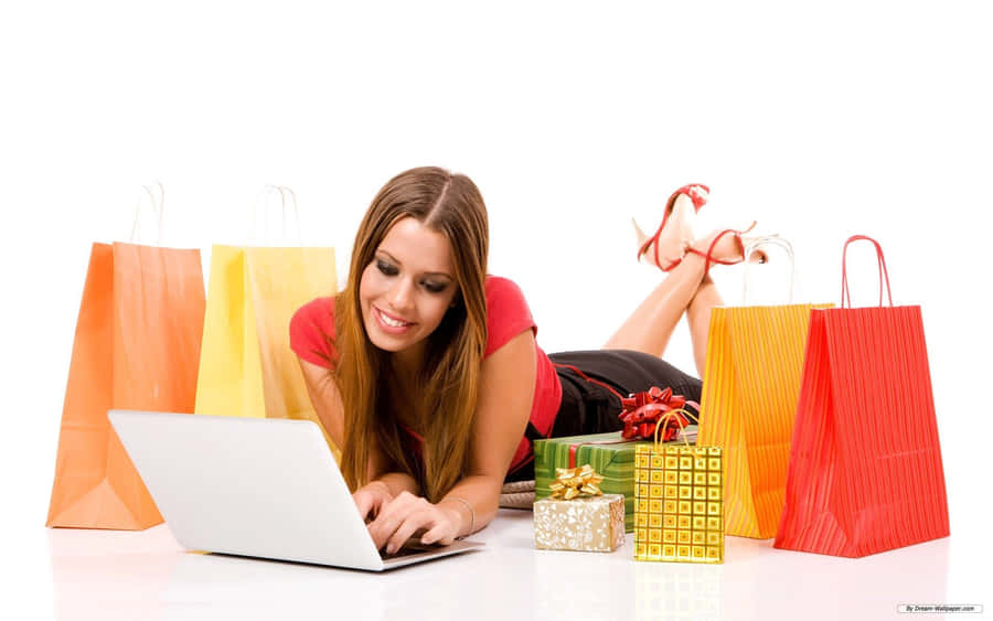 Online Shopping For Gifts Wallpaper