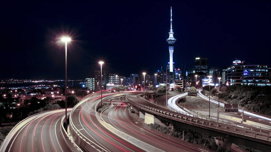 Ontario Time Lapse Road Wallpaper