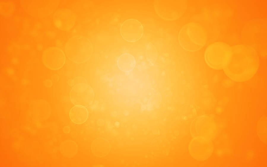 Orange And Yellow Circle Abstract Wallpaper