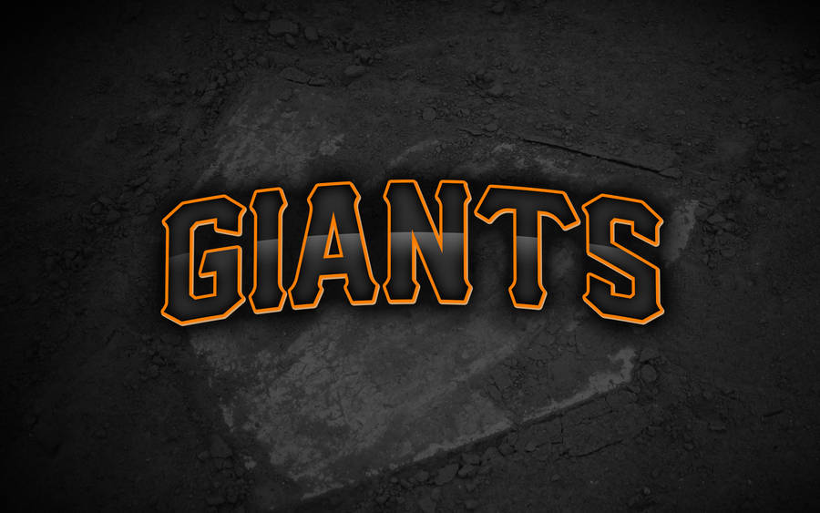 Orange Black San Francisco Giants Logo Wallpaper