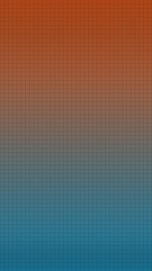 Orange Blue Gradient Grid Aesthetic Wallpaper