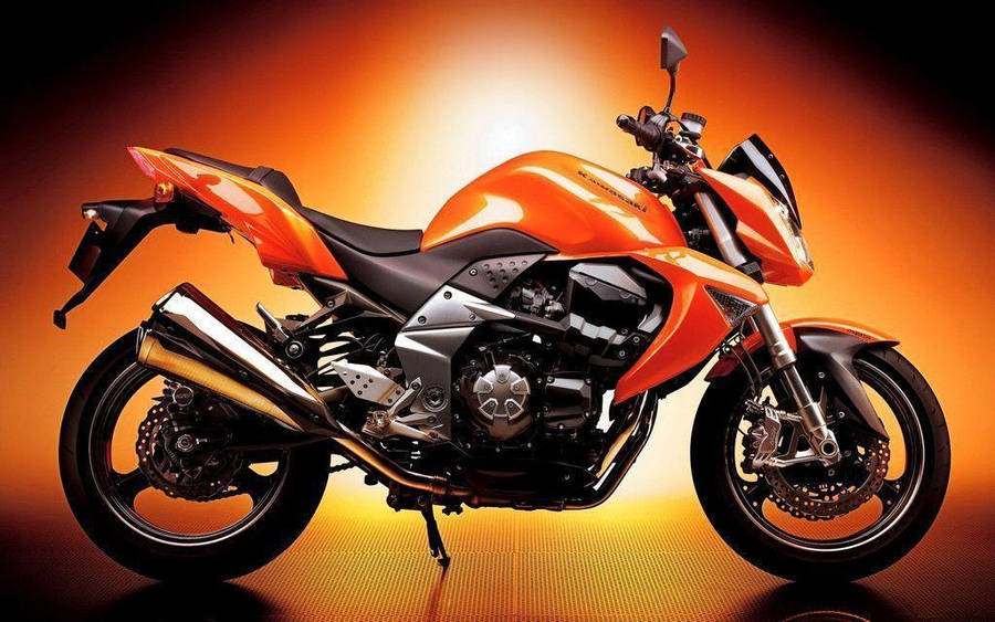 Orange Kawasaki 1920x1080 Motorcycle Wallpaper