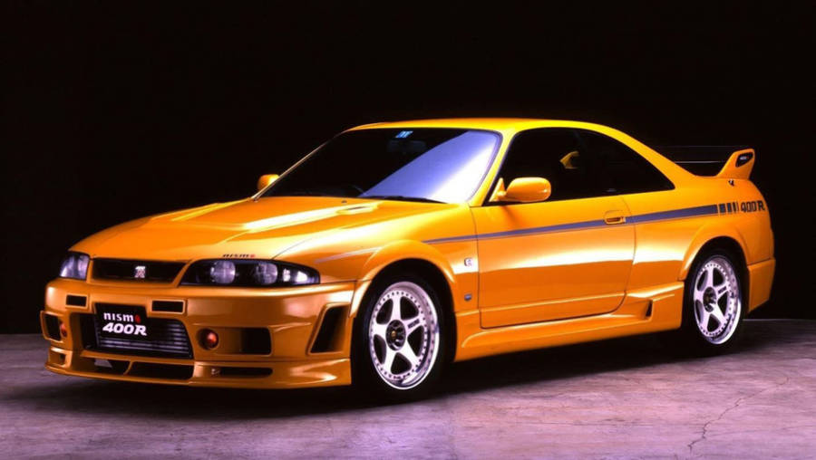 Orange Nissan Skyline Gtr R33 Wallpaper