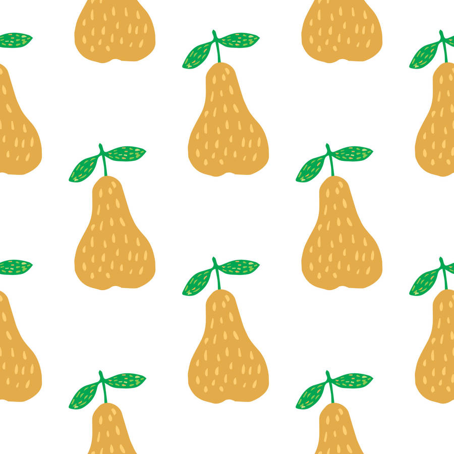 Orange Pears Poster Wallpaper