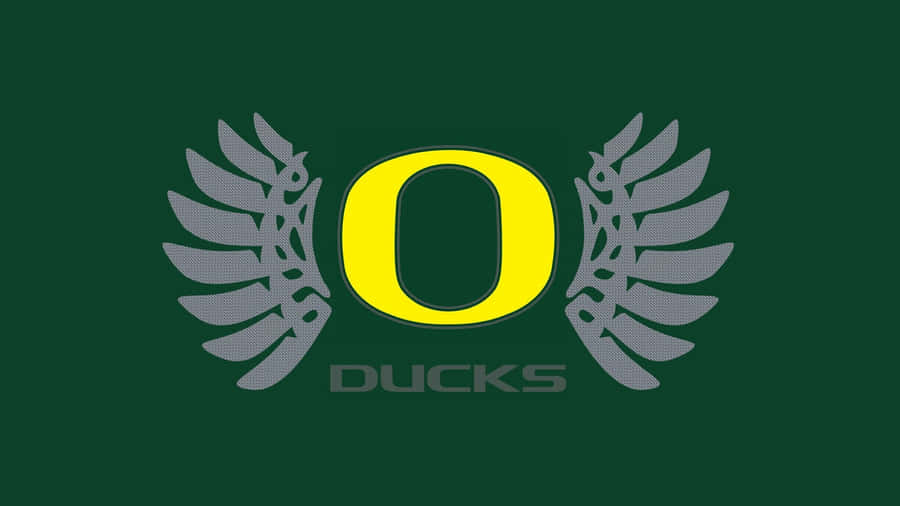 Oregon Ducks Football Team In Action Wallpaper