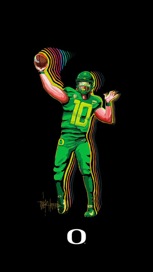 Oregon Ducks Football Team Logo Wallpaper