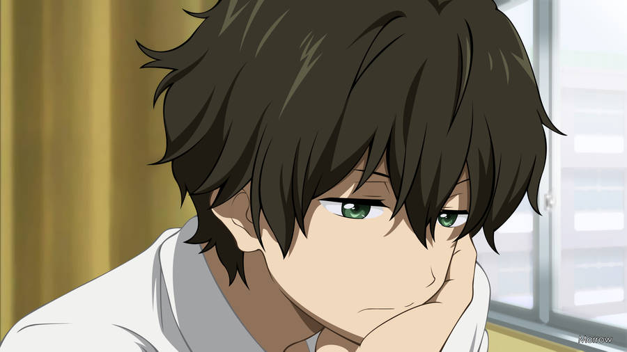 Oreki Houtarou Bored Wallpaper