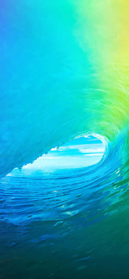 Original Iphone 5s Colorful Wave Wallpaper