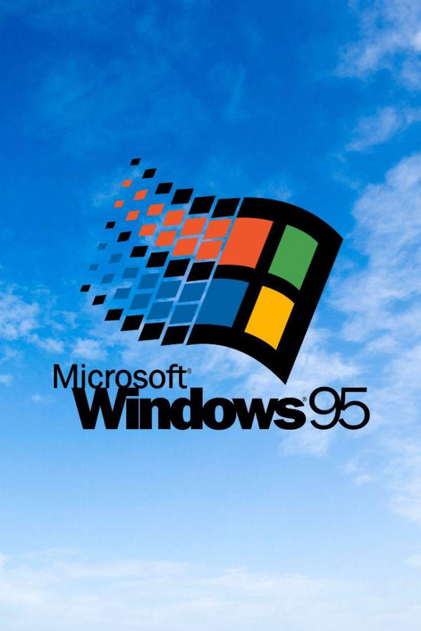 Original Windows 95 Portrait Wallpaper