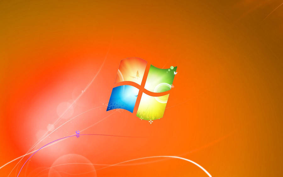 Original Windows Orange Wallpaper