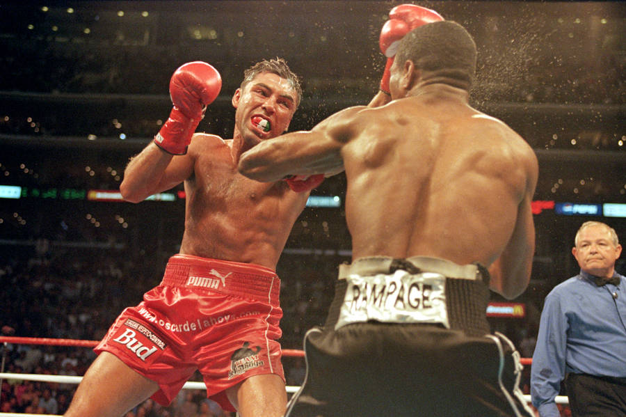 Oscar De La Hoya Vs Shane Mosley Wallpaper