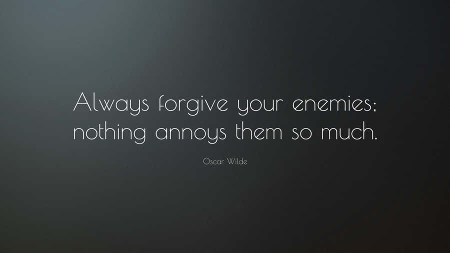 Oscar Wilde Enemies Quote Wallpaper