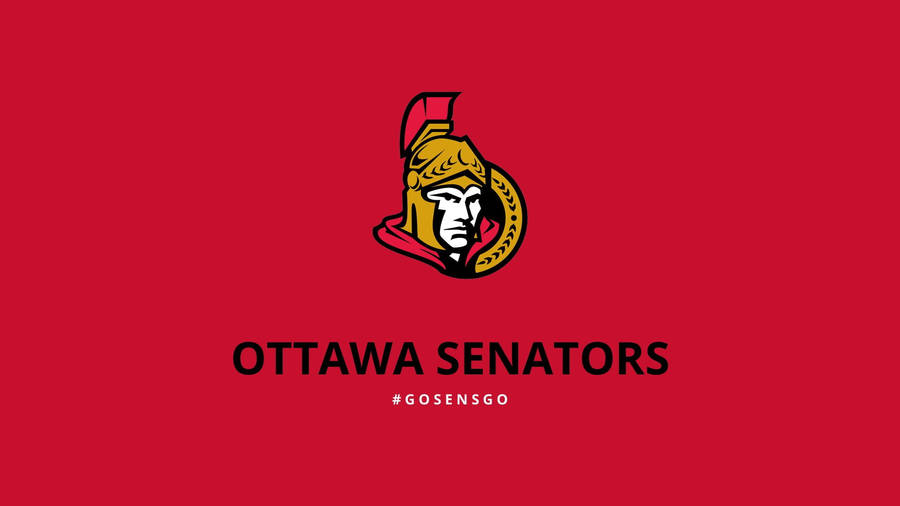 Ottawa Senators Red Poster Wallpaper