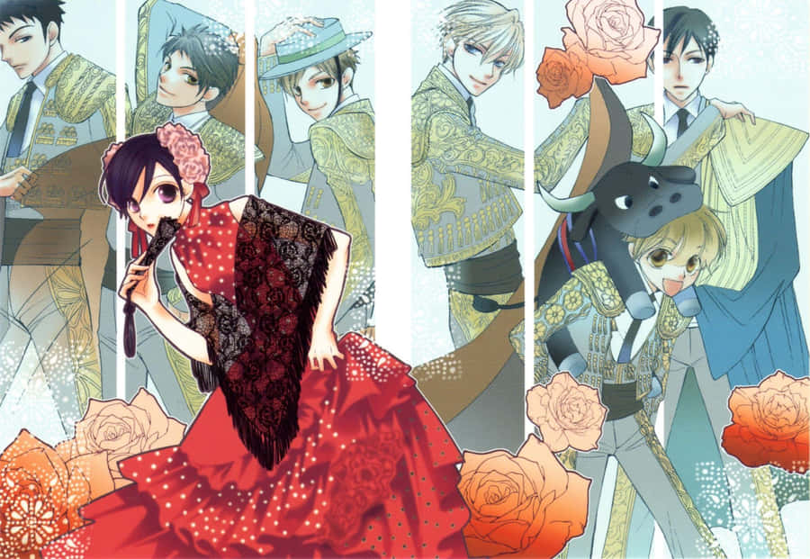 Ouran High School Host Club - Main Characters Wallpaper