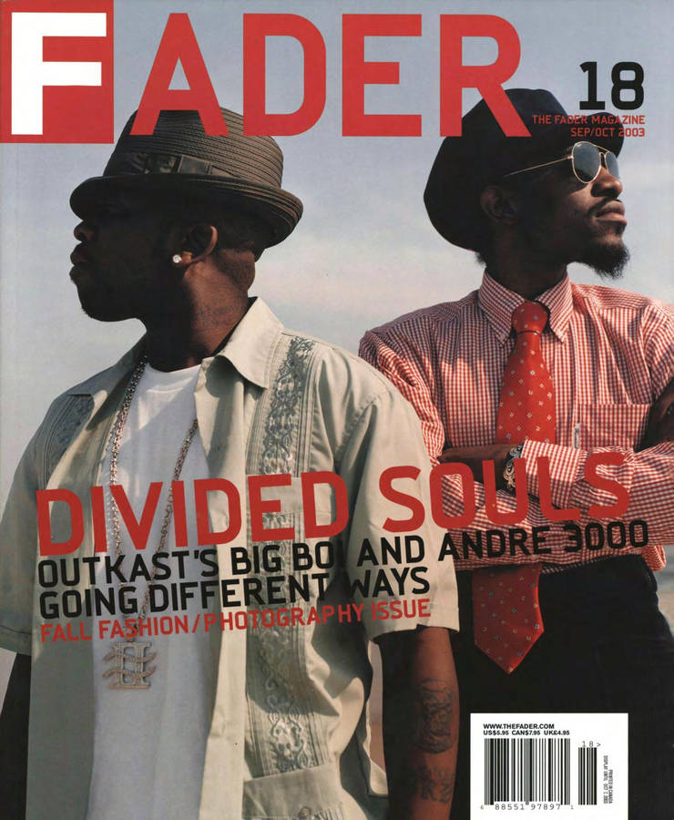 Outkast On Fader Magazine Cover Wallpaper