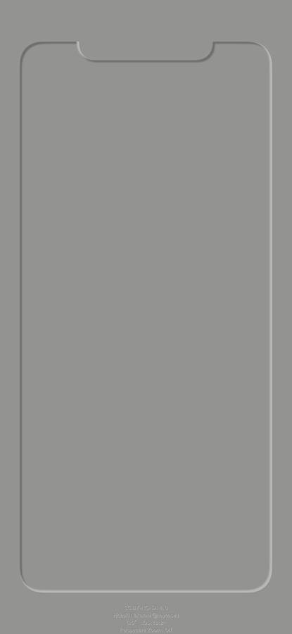 Outline 3d Dark Gray Display Iphone Wallpaper