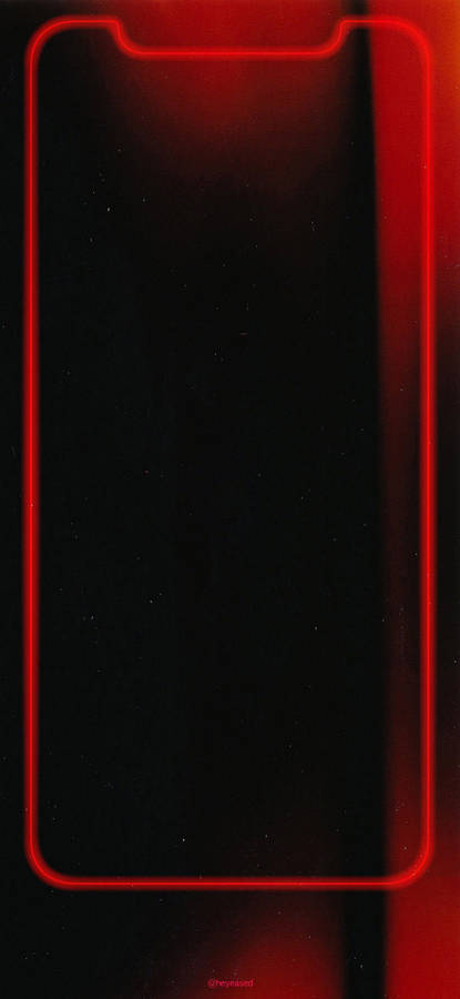 Outline Red Line Iphone Wallpaper