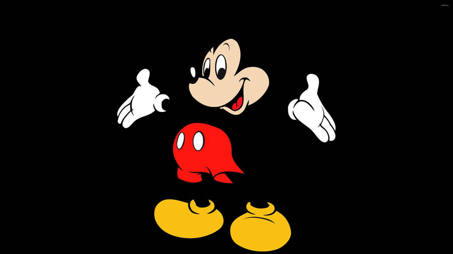 Outstretched Arms Mickey Mouse Hd Wallpaper