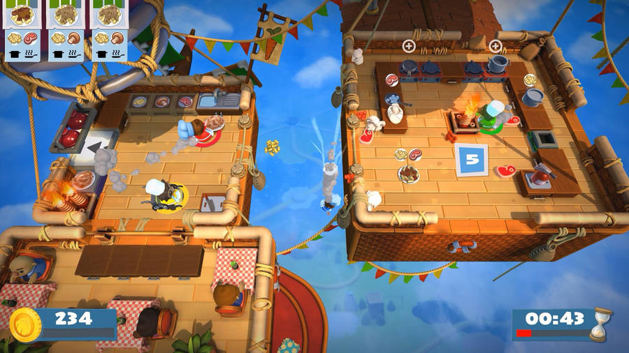 Overcooked Hot Air Balloon Wallpaper