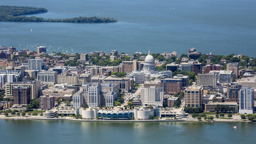 Overhead Perspective Of Madison Wallpaper