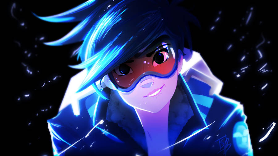 Overwatch Tracer Cool Pfp Fanart Wallpaper