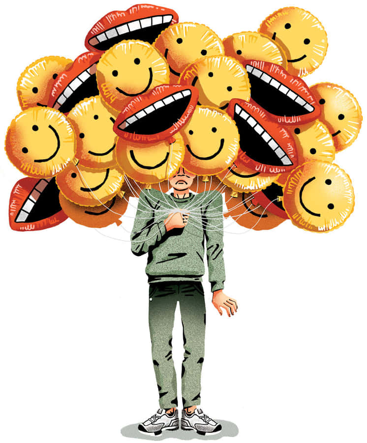 Overwhelmedby Laughter Balloons Wallpaper