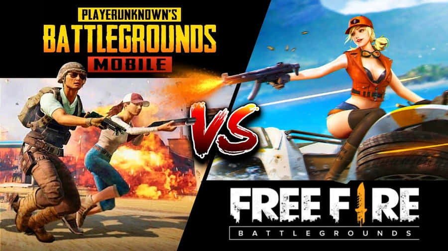 P U B Gvs Free Fire Comparison Wallpaper