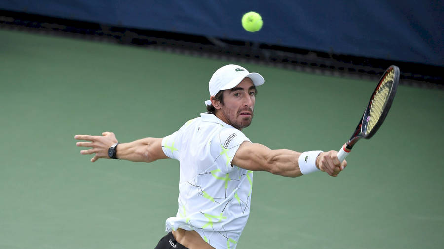 Pablo Cuevas Serve Us Open Wallpaper