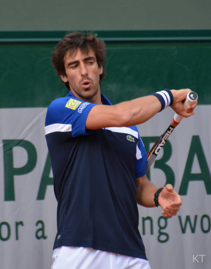 Pablo Cuevas Tennis Swing Wallpaper