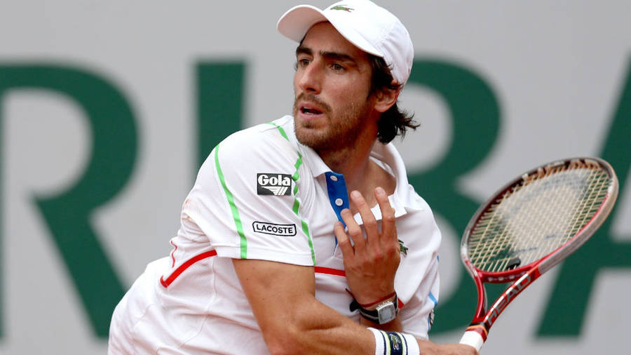 Pablo Cuevas White Cap Wallpaper