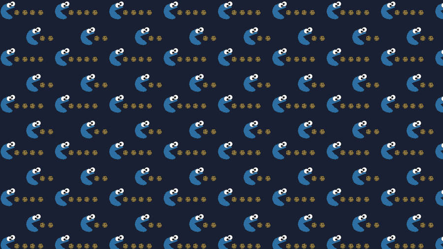 Pacman Cookie Monster Wallpaper