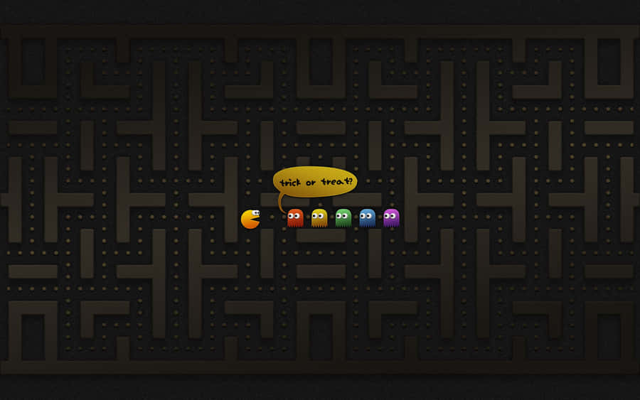 Pacman Halloween Macbook Wallpaper