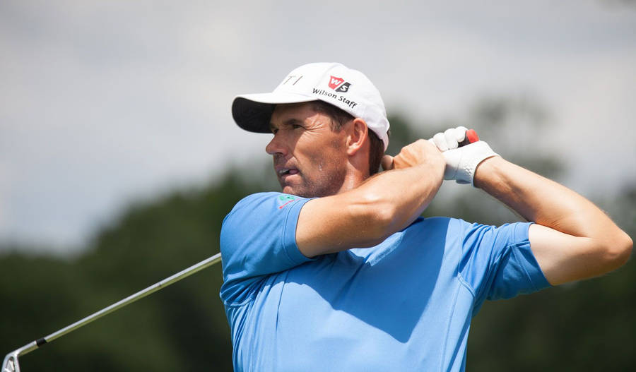 Padraig Harrington Steady Follow-through Form Wallpaper