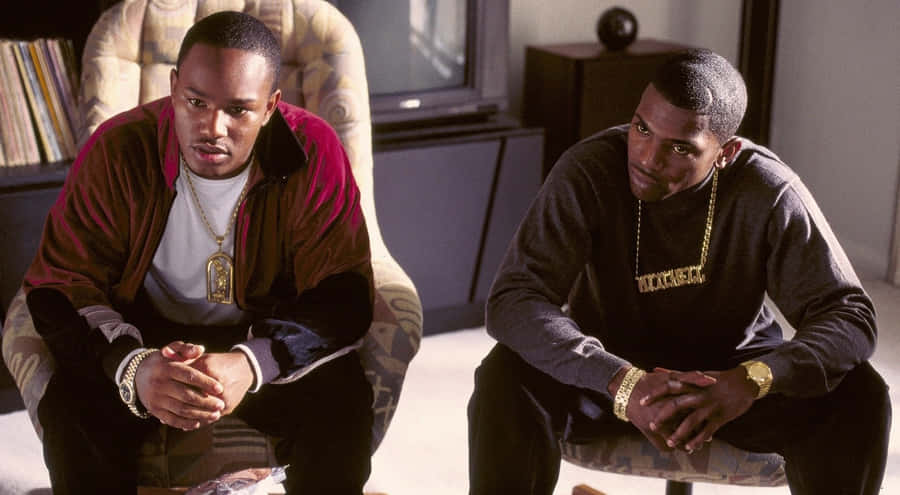 Paid In Full Movie Scene Two Men Sitting Wallpaper