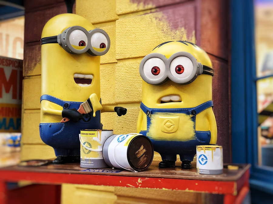 Painting Minions Good Pfp Wallpaper