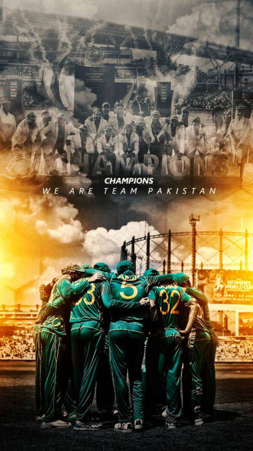 Pakistan Cricket Team Art Wallpaper