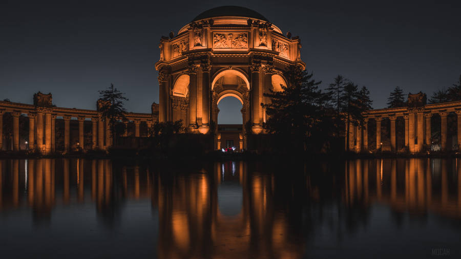 Palace Of Fine Arts Darkness Wallpaper