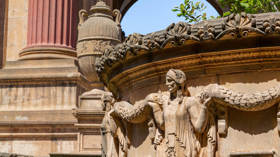 Palace Of Fine Arts Design Wallpaper