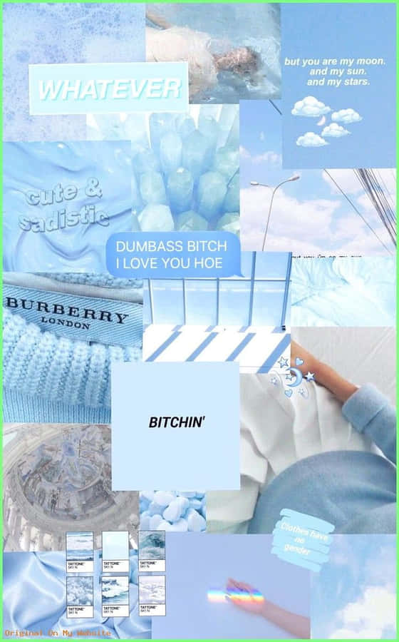 Pale Baby Blue Solid Color Wallpaper