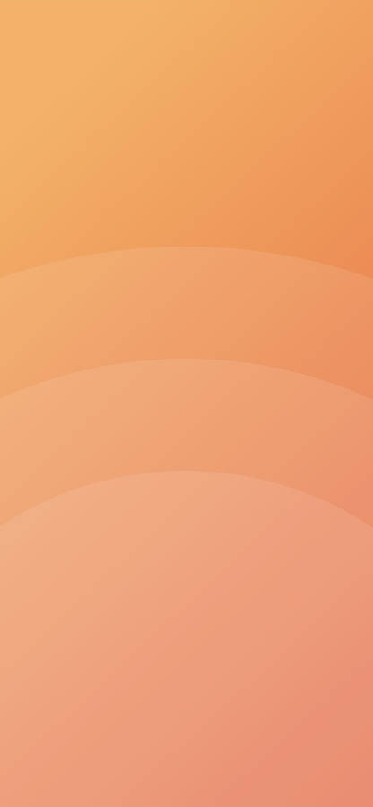 Pale Orange Circle Curves Wallpaper