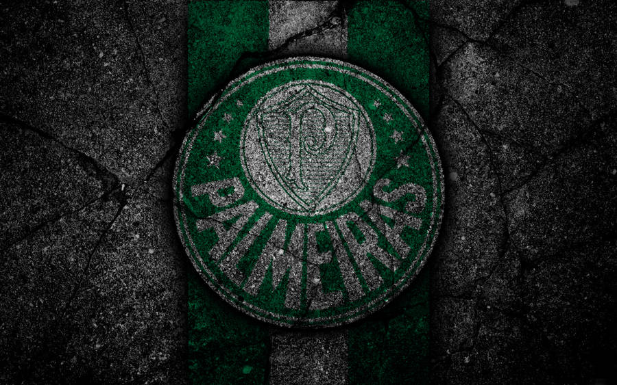 Palmeiras Broken Concrete Wallpaper