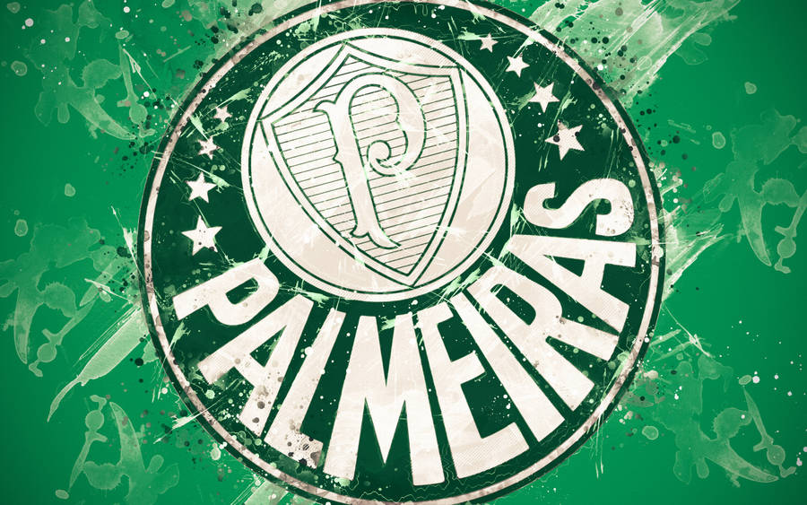 Palmeiras Paint Splash Wallpaper