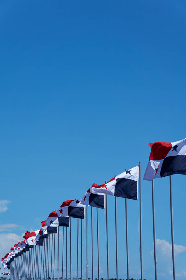 Panama Flags Wallpaper