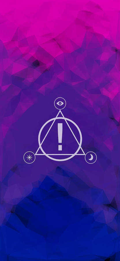 Panic! At The Disco Logo Gradient Wallpaper