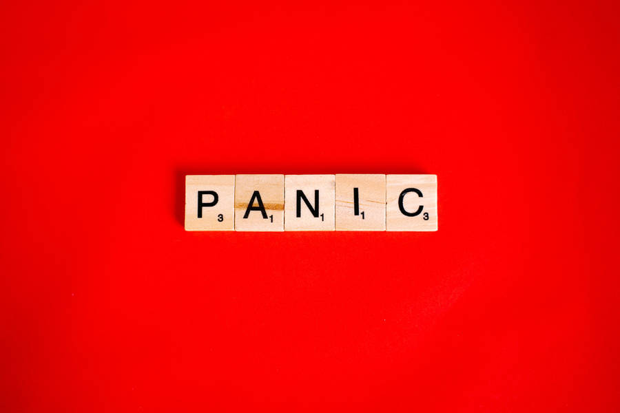 Panic Scrabble Tiles Wallpaper