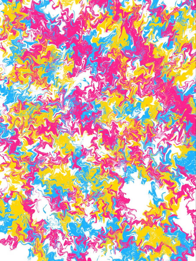 Pansexual Abstract Liquid Wallpaper