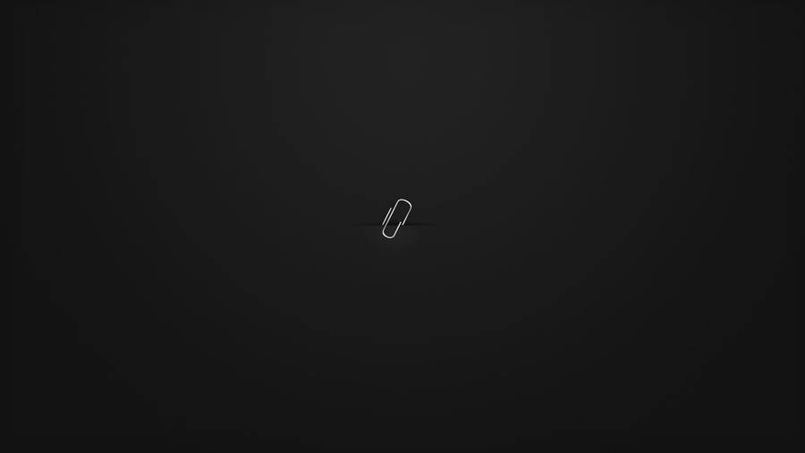 Paper Clip Minimalist Aesthetic Laptop Wallpaper