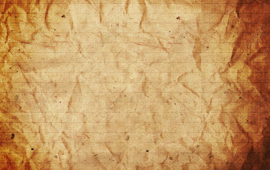 Paper Crumpled In Brown Color Wallpaper