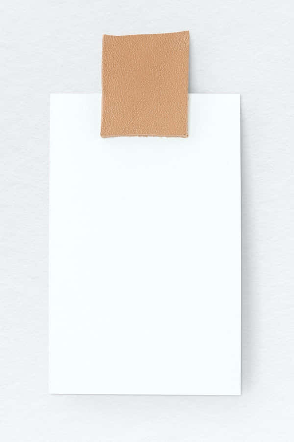 Paper With Brown Tape Wallpaper